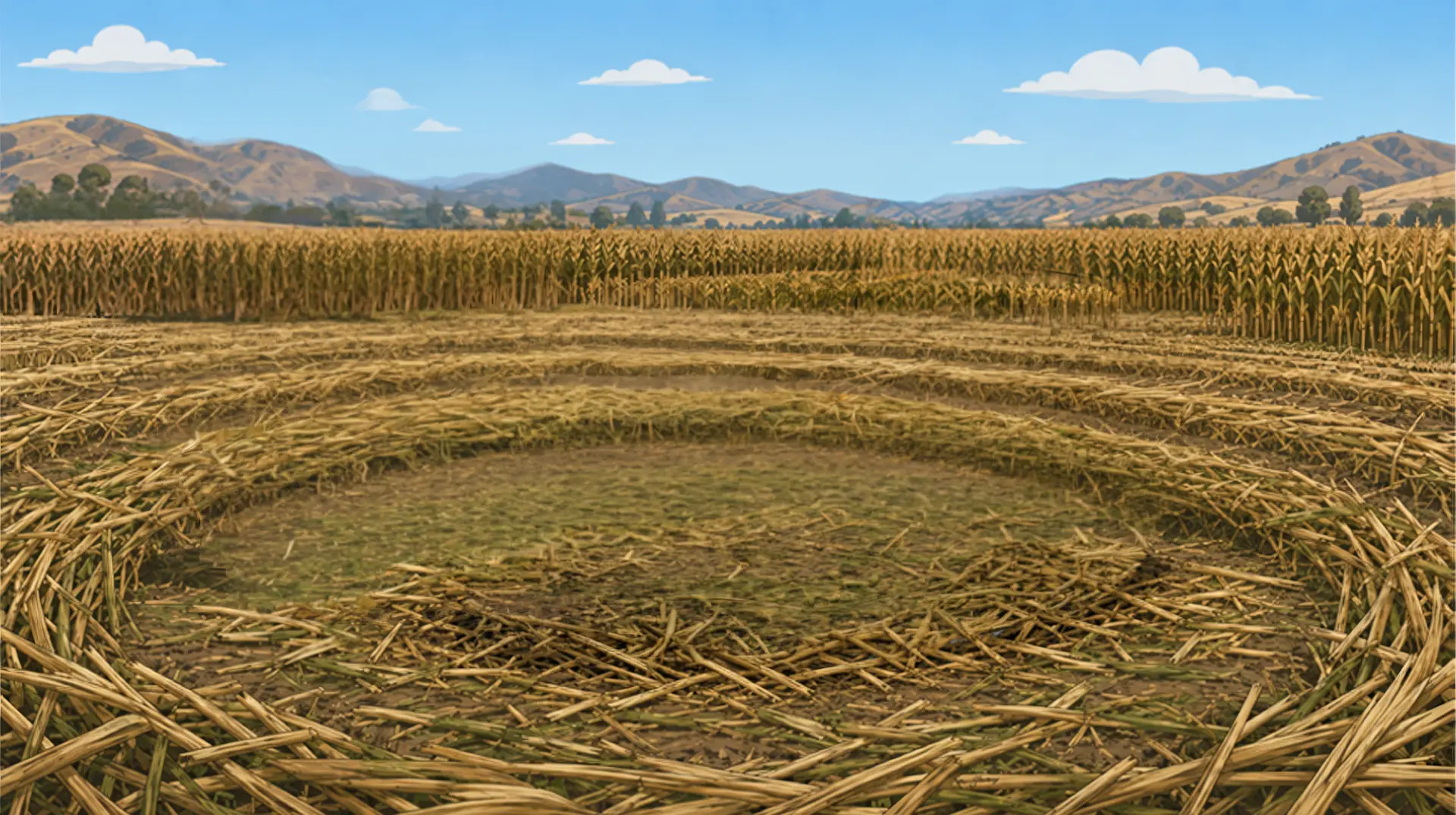 Crop Circle Scene