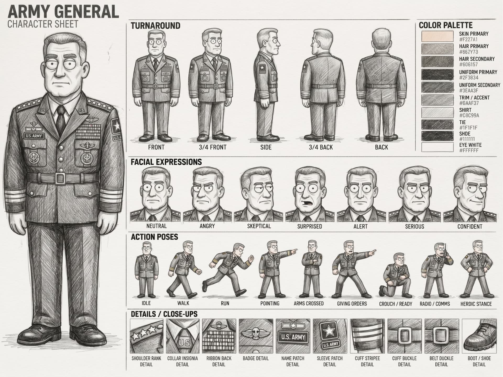 Army General character sheet 3