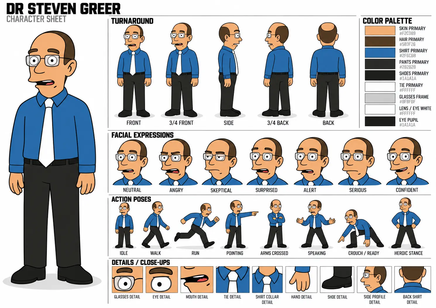 Dr. Steven Greer character sheet 2