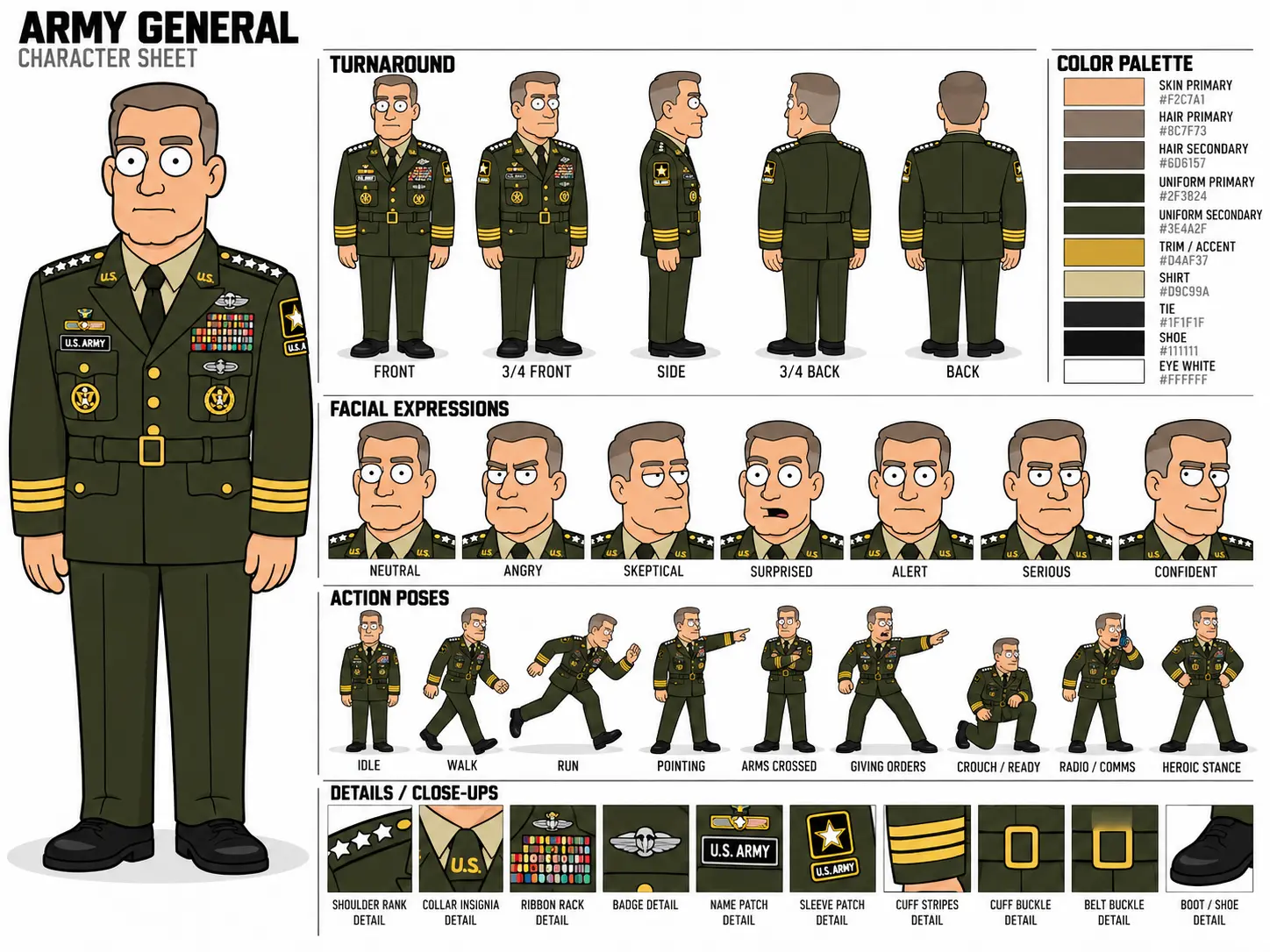 Army General character sheet 2