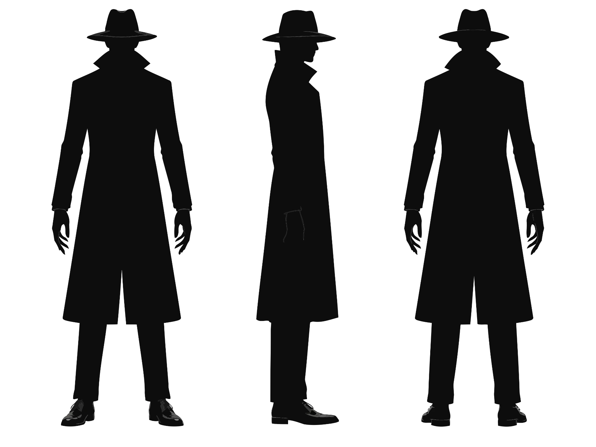 Fedora Shadow Man