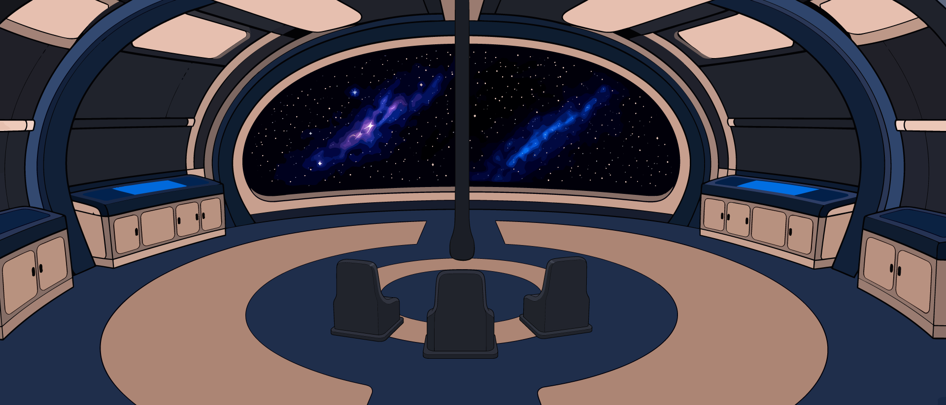 UFO Interior: Facing Window